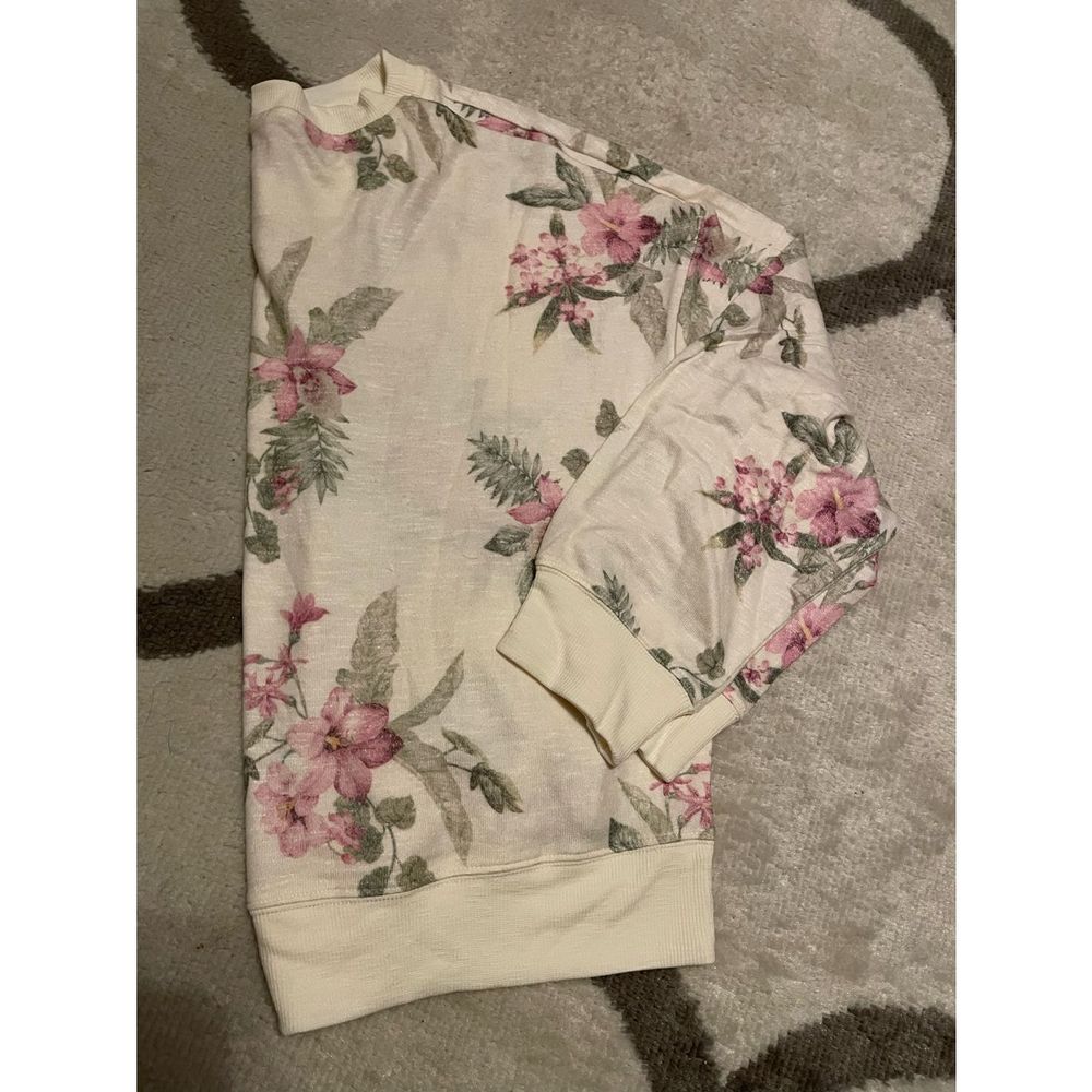 Z Supply Elle Garden Floral Crop Pullover